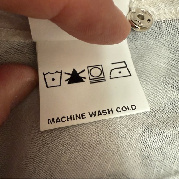 eShakti Black White Floral Cotton Midi Dress ¾ Sleeve V Neck Size 6 - Picture 6 of 8